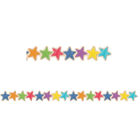 STARS BORDER UPCYLCE STYLE