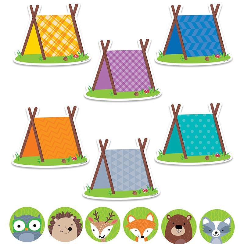 WOODLAND FRIENDS 6IN & 3IN CUT-OUTS