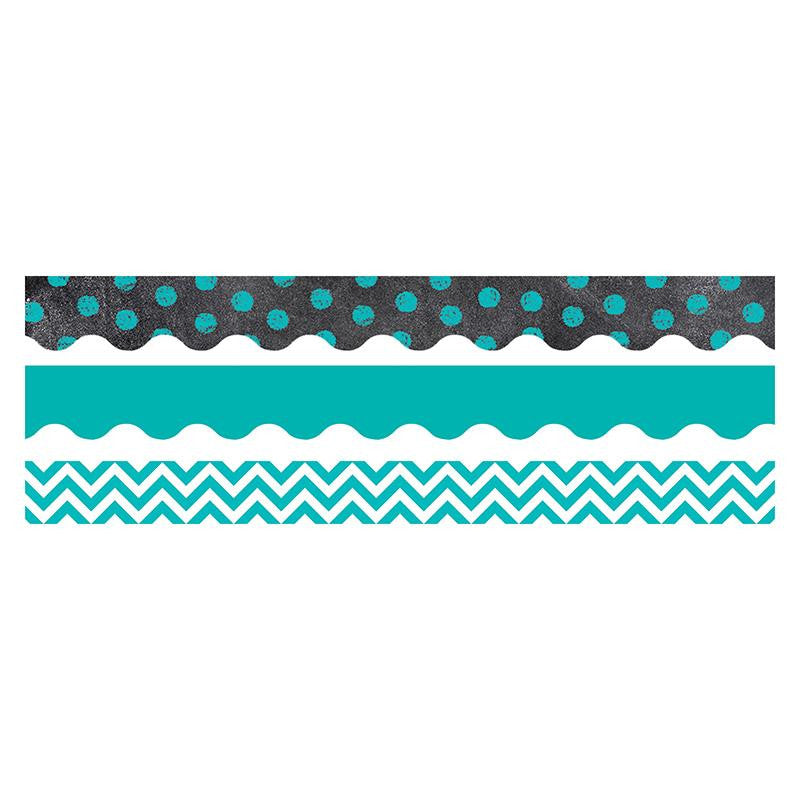 TRENDY TURQUOISE MATCHING BORDER PK