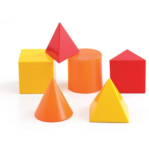 GEOMETRIC SOLIDS INTRODUCTORY 6 SET