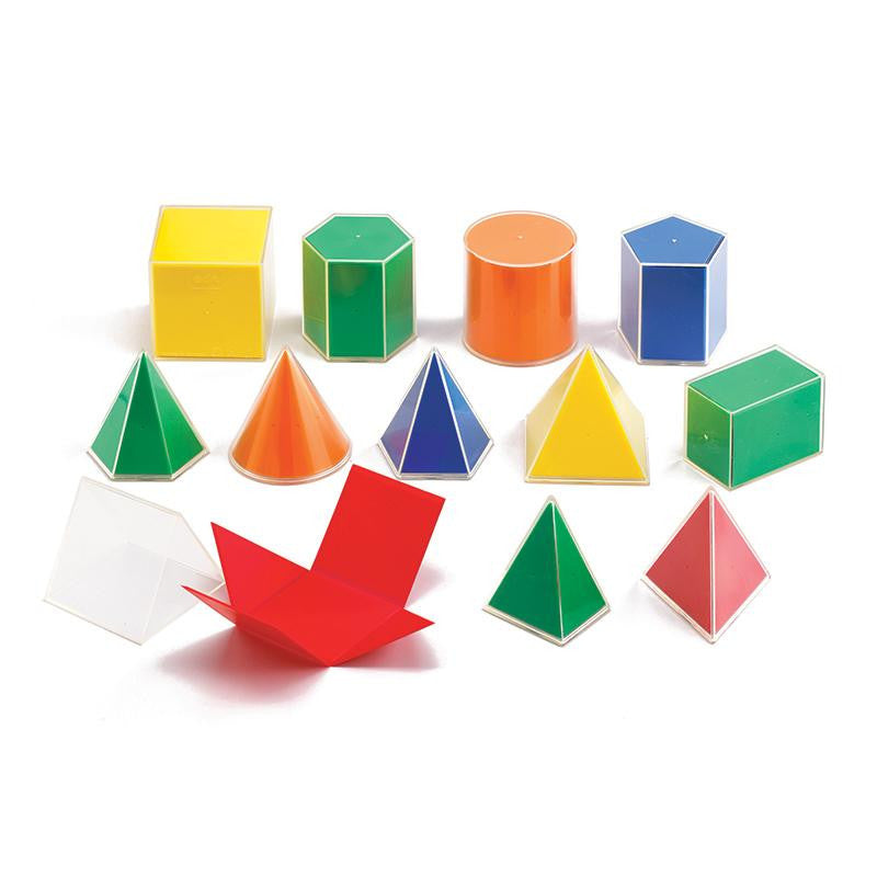 2D3D GEOMETRIC SOLIDS 8CM CLASSROOM