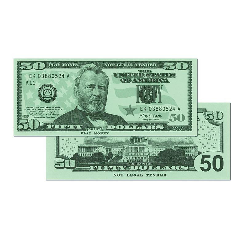 $50 BILLS SET OF 50