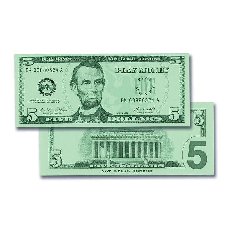 $5 BILLS SET 100 BILLS