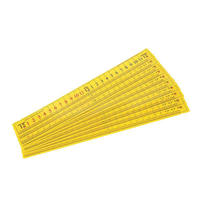 STUDENT ELAPSED TIME RULERS 10 SET