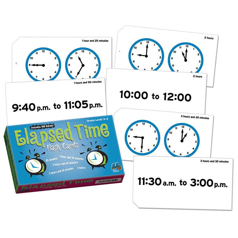 ELAPSED TIME FLASH CARDS