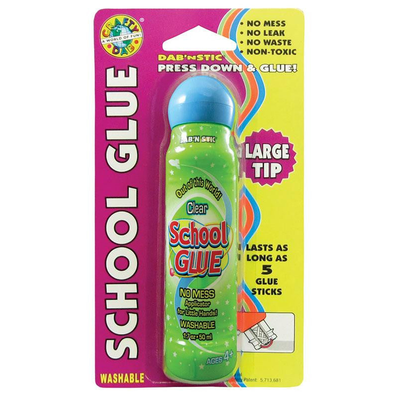 CRAFTY DAB GLUES DAB N STIC SCHOOL