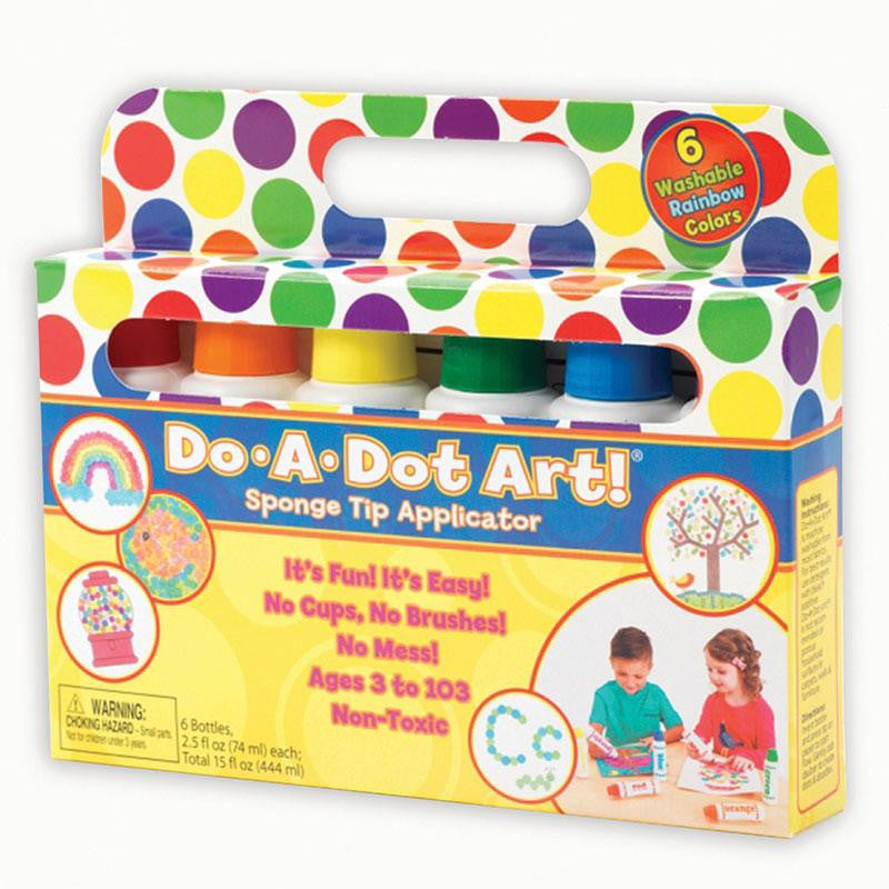 DO-A-DOT MARKERS RAINBOW PACK 6 CNT