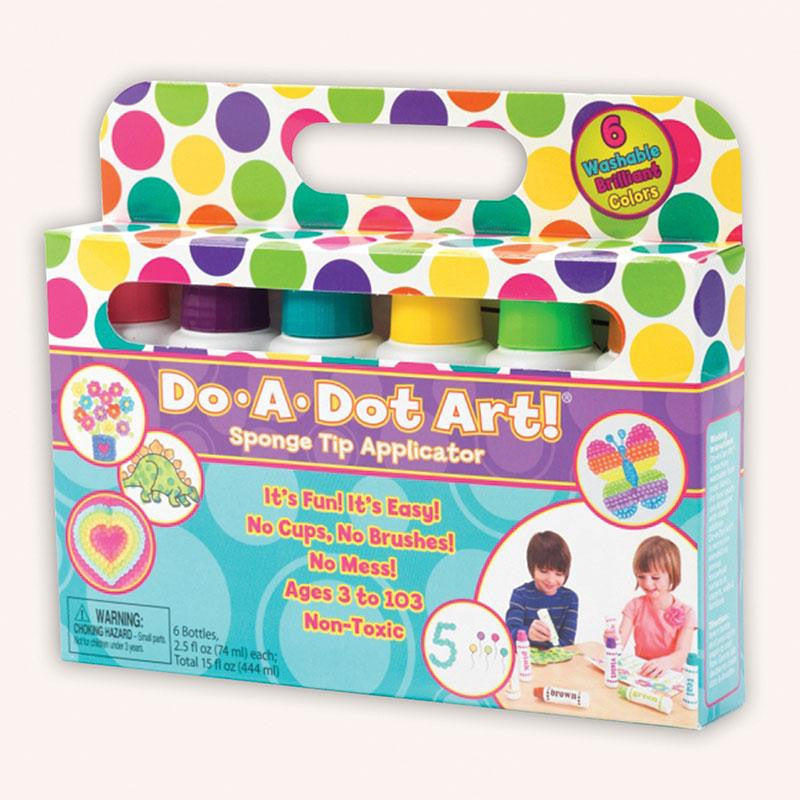 DO-A-DOT ART WASHABLE BRILLIANT 6PK