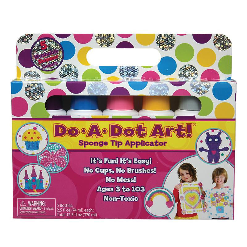 DO A DOT ART SHIMMERS 5 PK WASHABLE