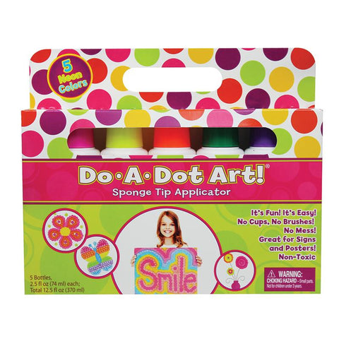 DO-A-DOT ART FLUORESCENT 5 PACK