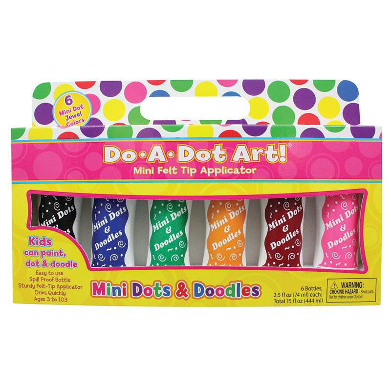 DO A DOT MARKERS 6PK MINI JEWEL