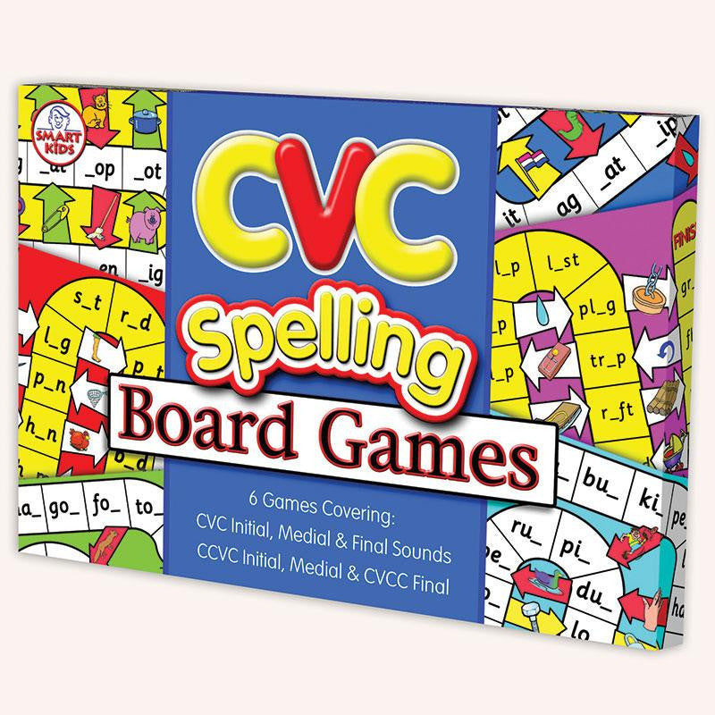 CVC SPELLING BOARD GAMES