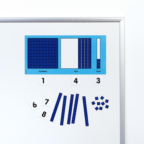 MAGNETIC BASE 10 PLACE VALUE SET