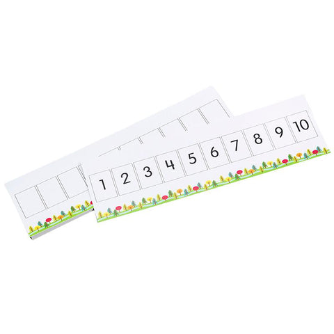 WRITE ON WIPE OFF 1-10 NUMBER PATH