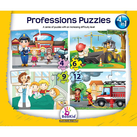 PROFESSIONS 4 IN 1 PUZZLES