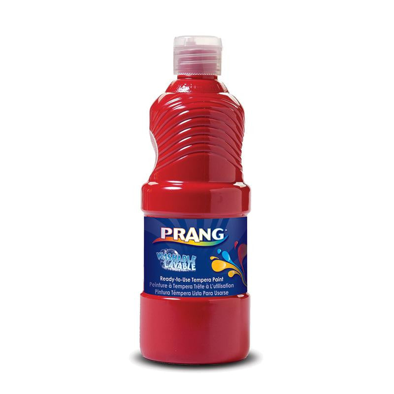 PRANG WASHABLE PAINT 16OZ RED