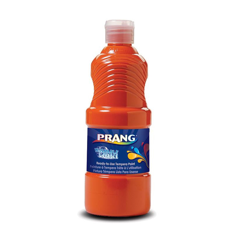 PRANG WASHABLE PAINT 16OZ ORANGE