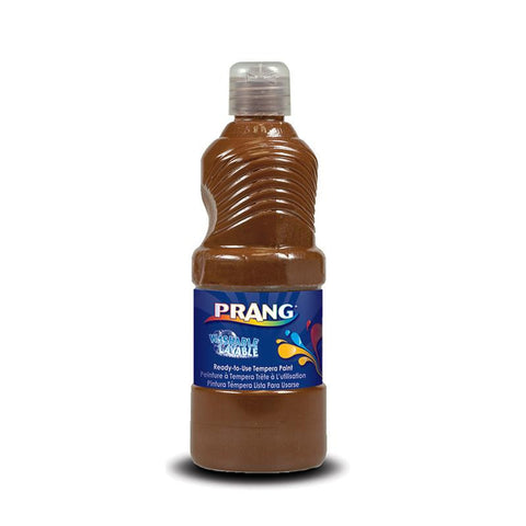 PRANG WASHABLE PAINT 16OZ BROWN