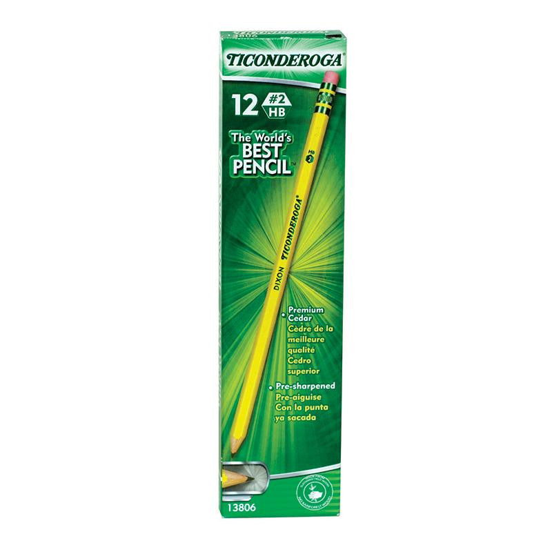 DIXON TICONDEROGA NO 2 PENCILS PRE