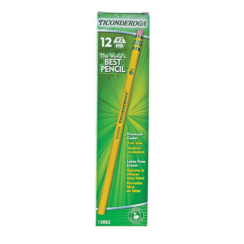 TICONDEROGA PENCIL NO 2 SOFT 1DZ