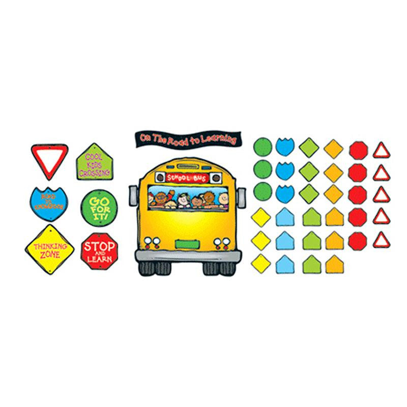 SCHOOL BUS BULLETIN BOARD SET