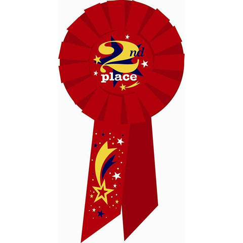 AWARD ROSETTE 2ND PLACE