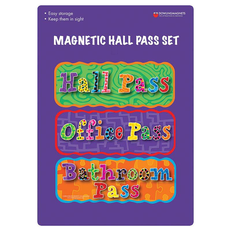 MAGNETIC HALL PASS SET 3 PCS