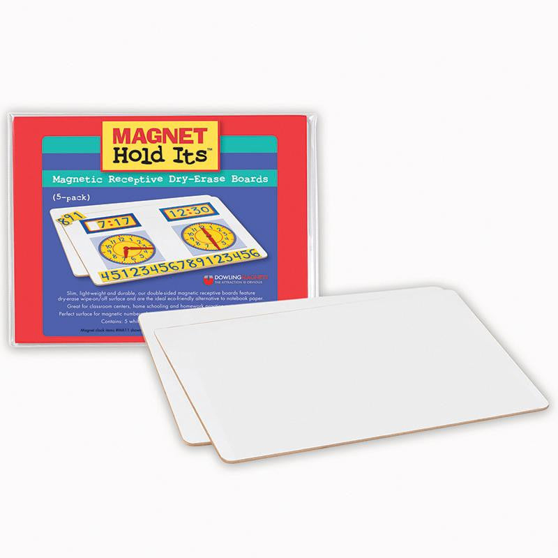 MAGNETIC DRY ERASE BOARDS SET OF 5