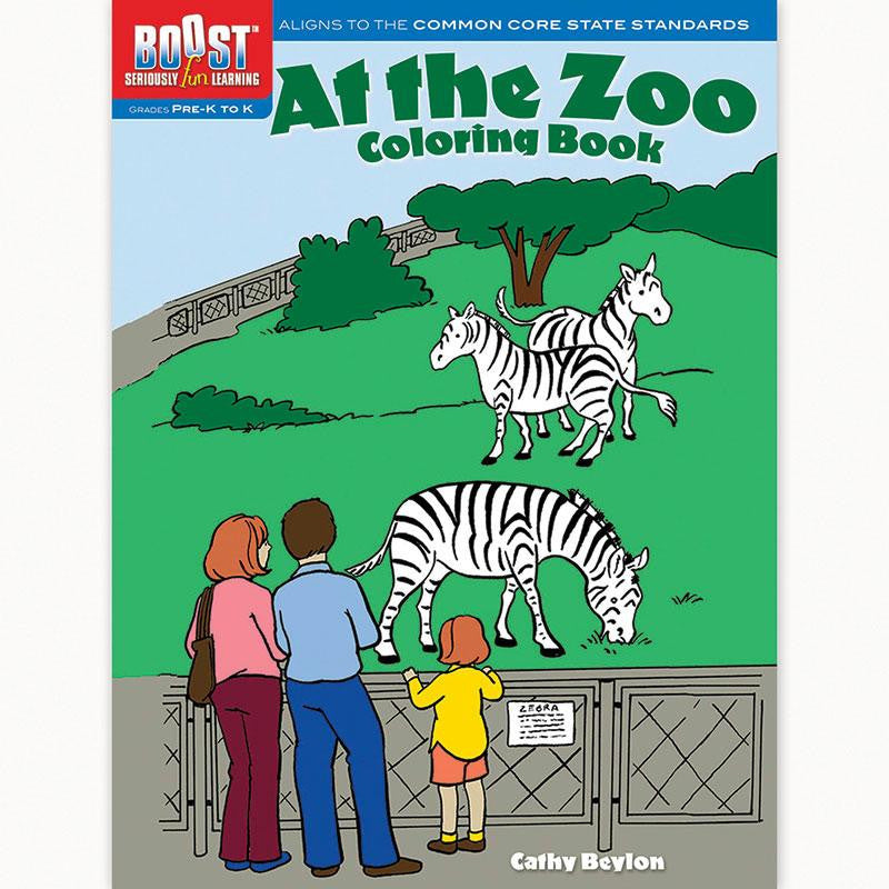 BOOST AT THE ZOO COLORING BOOK