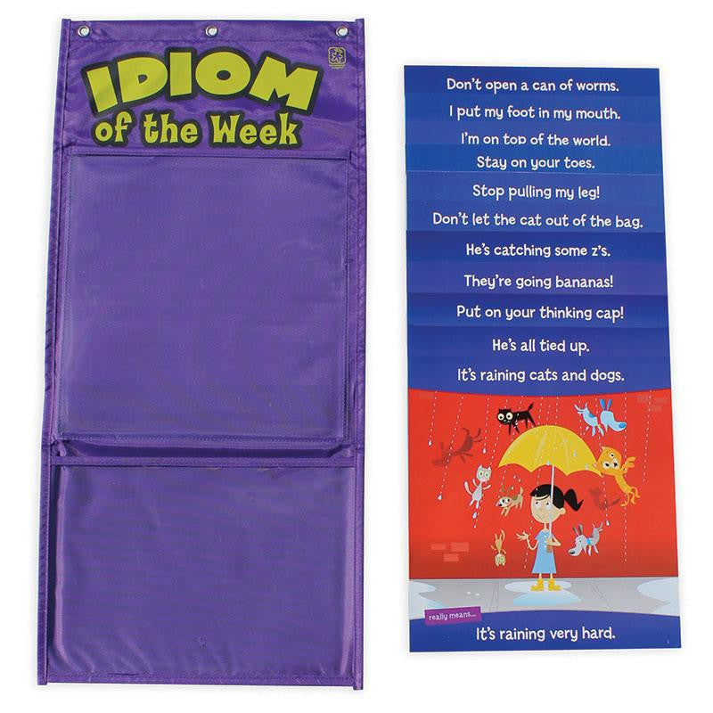 IDIOM OF THE WEEK POCKET CHART