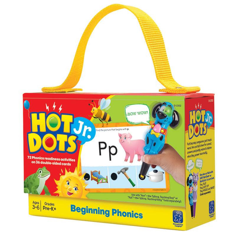 HOT DOTS JR CARDS BEGINNING PHONICS