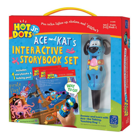 HOT DOTS JR 4 BOOK & PEN SET