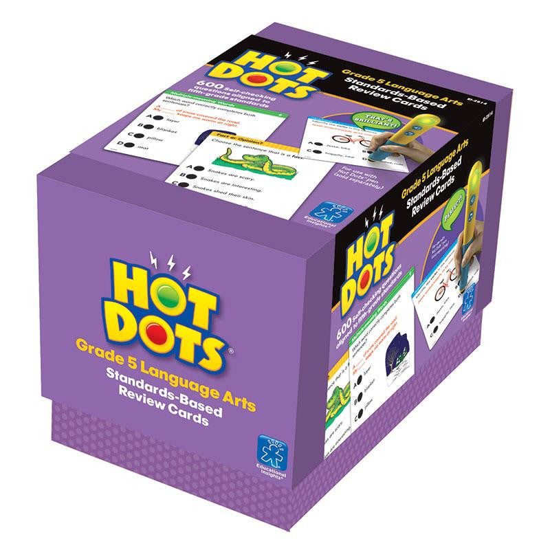 HOT DOTS STANDARDS BASED LANGUAGE