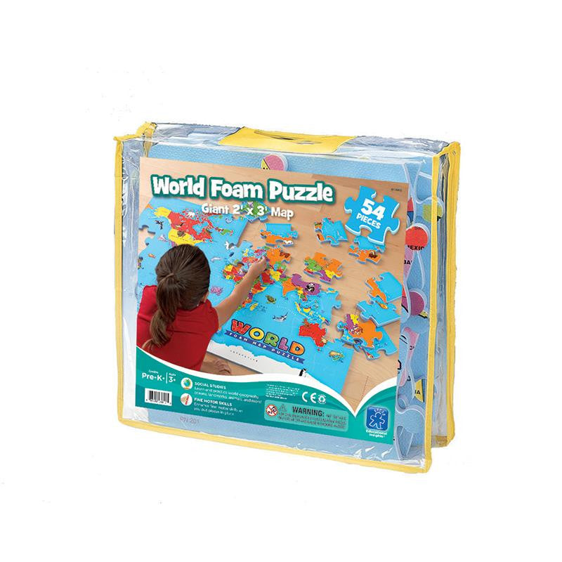 WORLD FOAM MAP PUZZLE