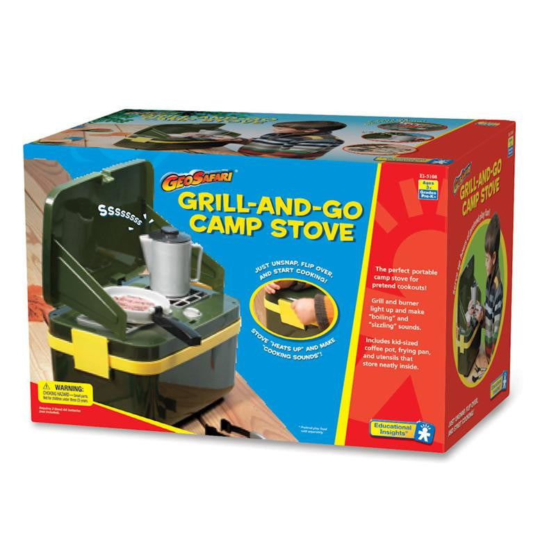 LETS PRETEND GRILL & GO CAMP STOVE