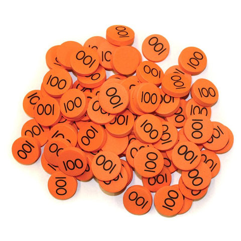 PLACE VALUE DISKS 100 HUNDREDS