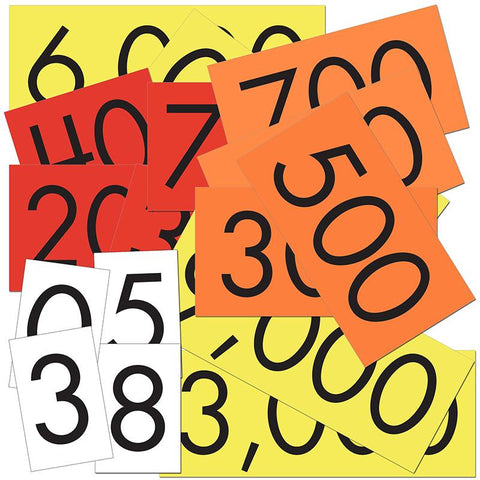 PLACE VALUE CARD 4 VALUE 480 SET