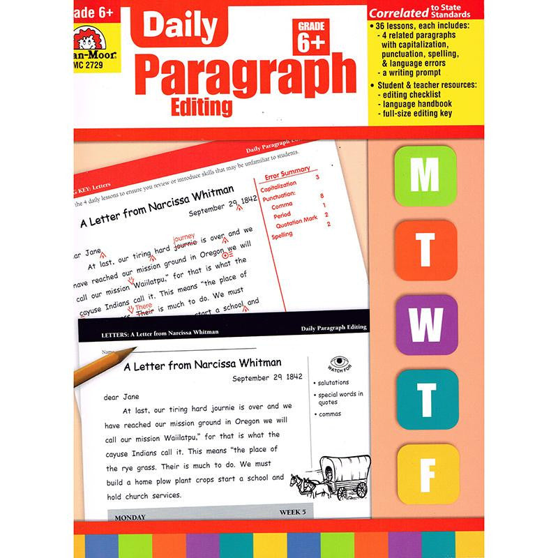 DAILY PARAGRAPH EDITING GR 6