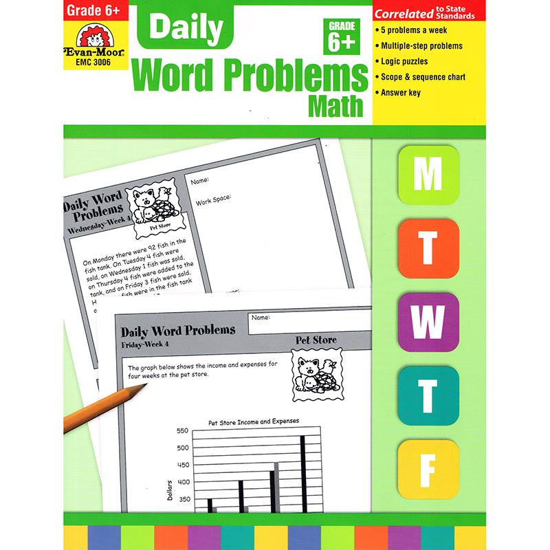 DAILY WORD PROBLEMS GR 6