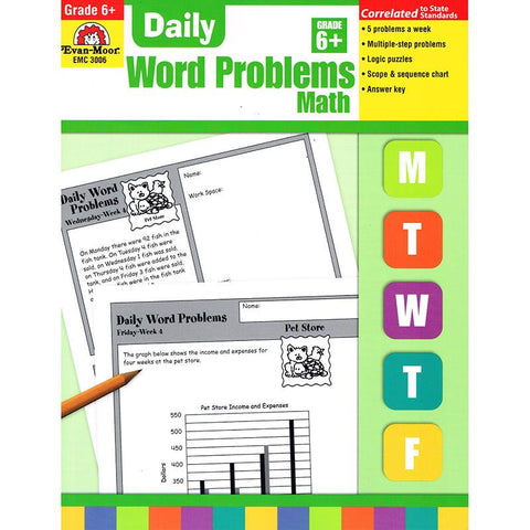 DAILY WORD PROBLEMS GR 6