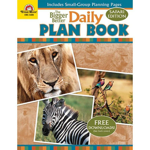 THE BIGGER BETTER DAILY PLAN BOOK