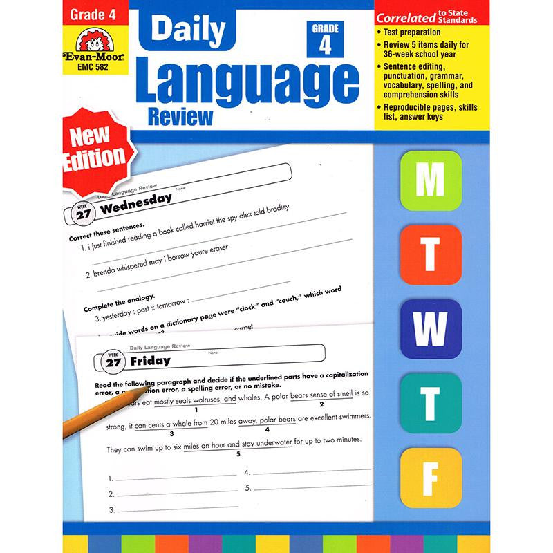 DAILY LANGUAGE REVIEW GR 4