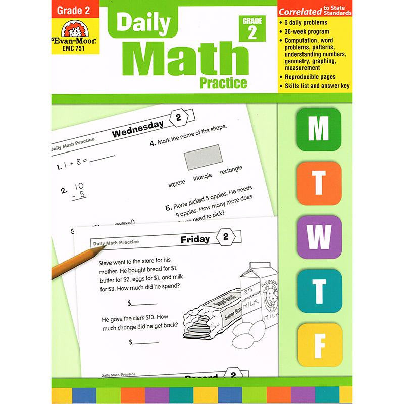 DAILY MATH PRACTICE GR 2