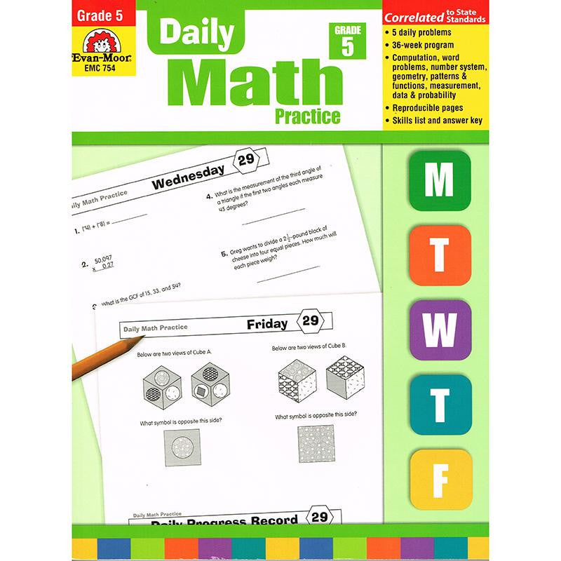 DAILY MATH PRACTICE GR 5