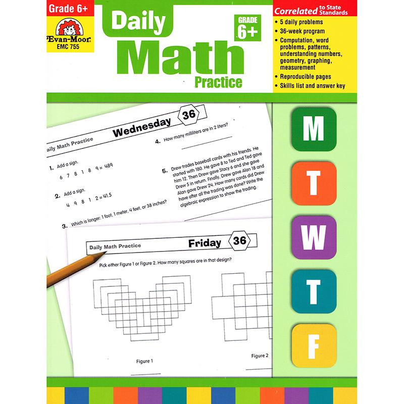 DAILY MATH PRACTICE GR 6