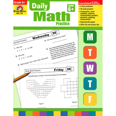 DAILY MATH PRACTICE GR 6