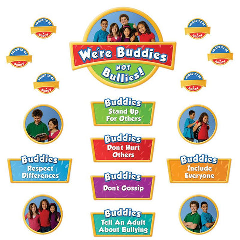 WERE BUDDIES NOT BULLIES BB SET