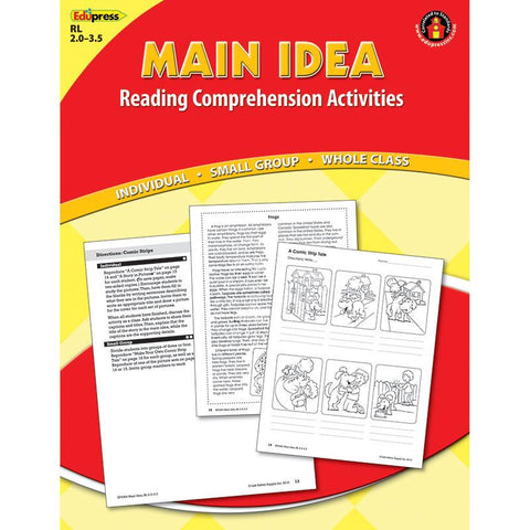 MAIN IDEA COMPREHENSION BOOK RED