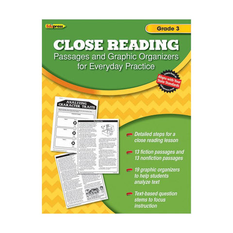 CLOSE READING PRACTICE BOOK GR 3