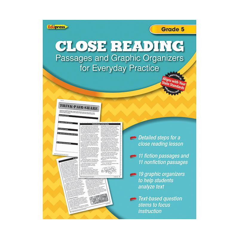 CLOSE READING PRACTICE BOOK GR 5